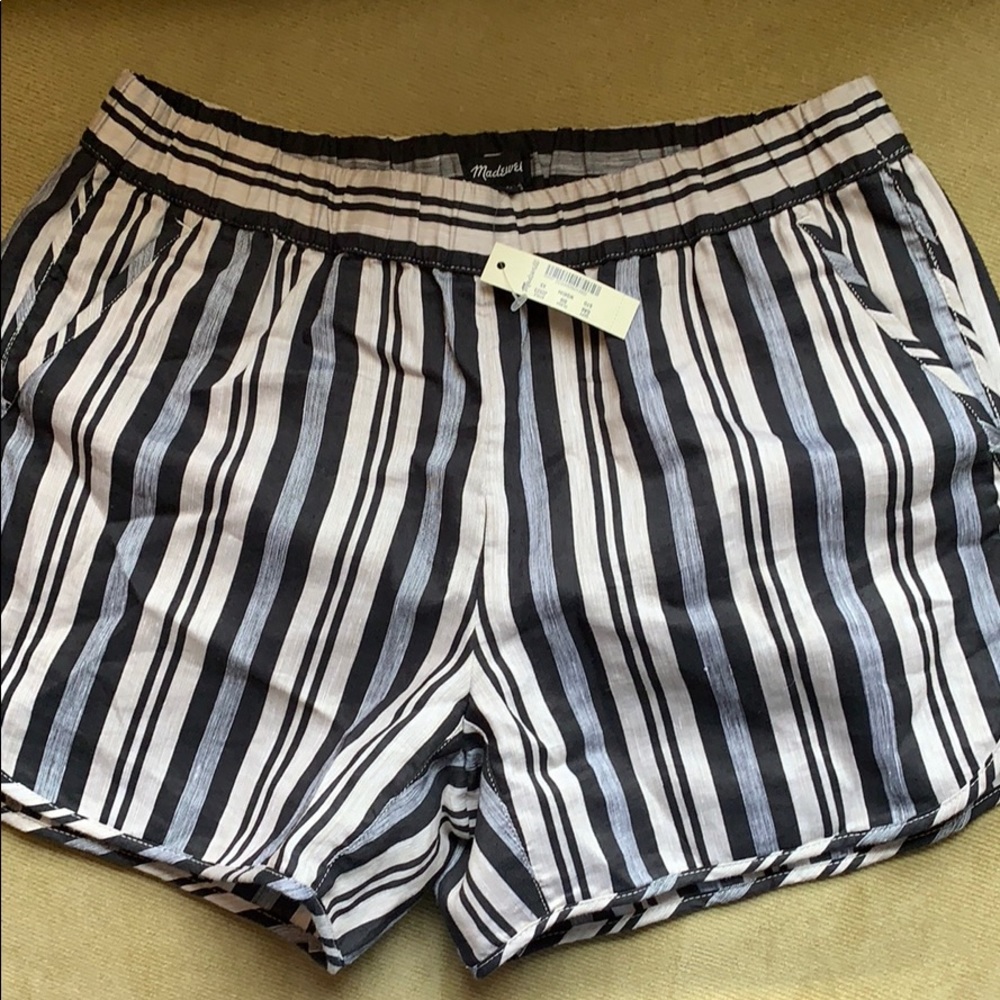 Madewell striped shorts
